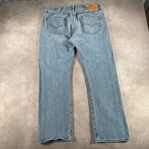 Levi’s 501 Light Wash Denim Jeans Button Fly 37x30